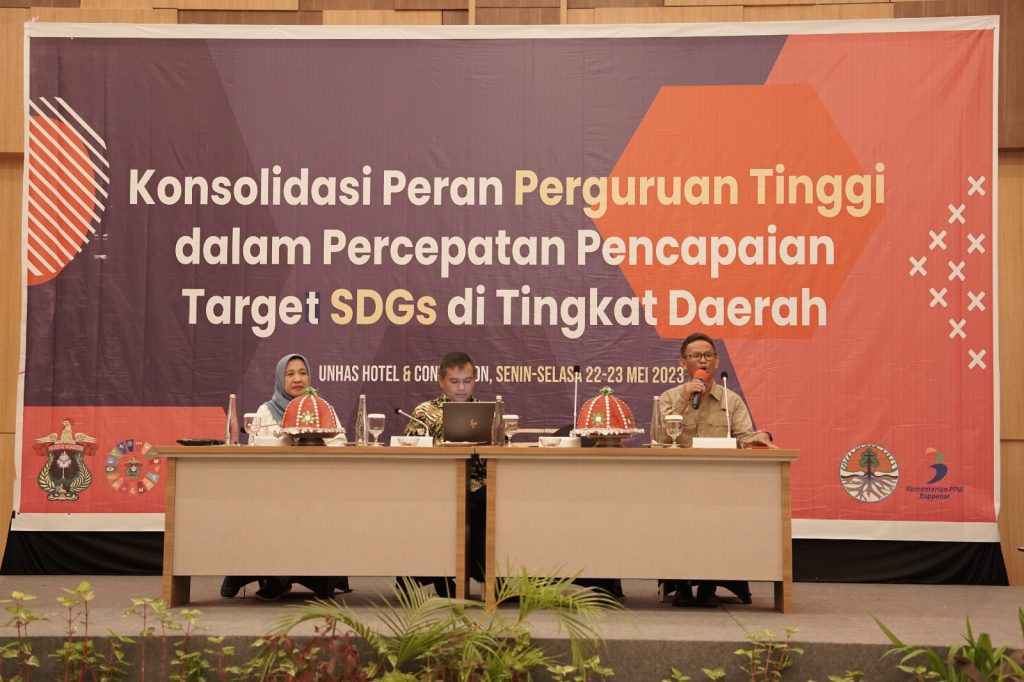 Sinergi UNHAS, KLHK, dan Bappenas Manifestasikan Tri Dharma Perguruan Tinggi Melalui Konsolidasi Percepatan Pencapaian SDGs