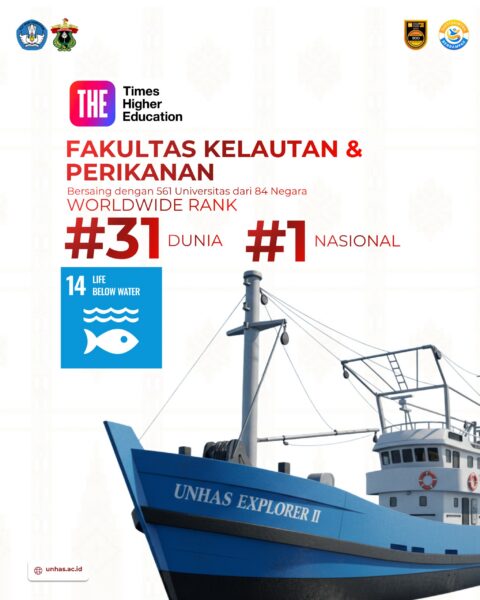 THE Sustainability Impact Rating 2026 Bukti Nyata Unhas sebagai Kampus Maritim