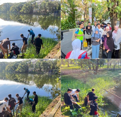 Sekolah Sungai UNHAS Bersama Tim UI GreenMetric Perkuat Pelestarian Danau Kampus Menuju Green Campus